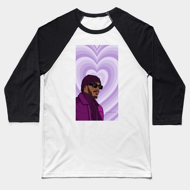 Sir lewis heart case Baseball T-Shirt by artistbarcagirl